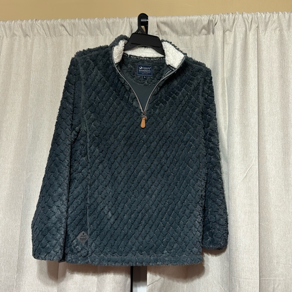 Simply southern sweater quarter zip new without tags